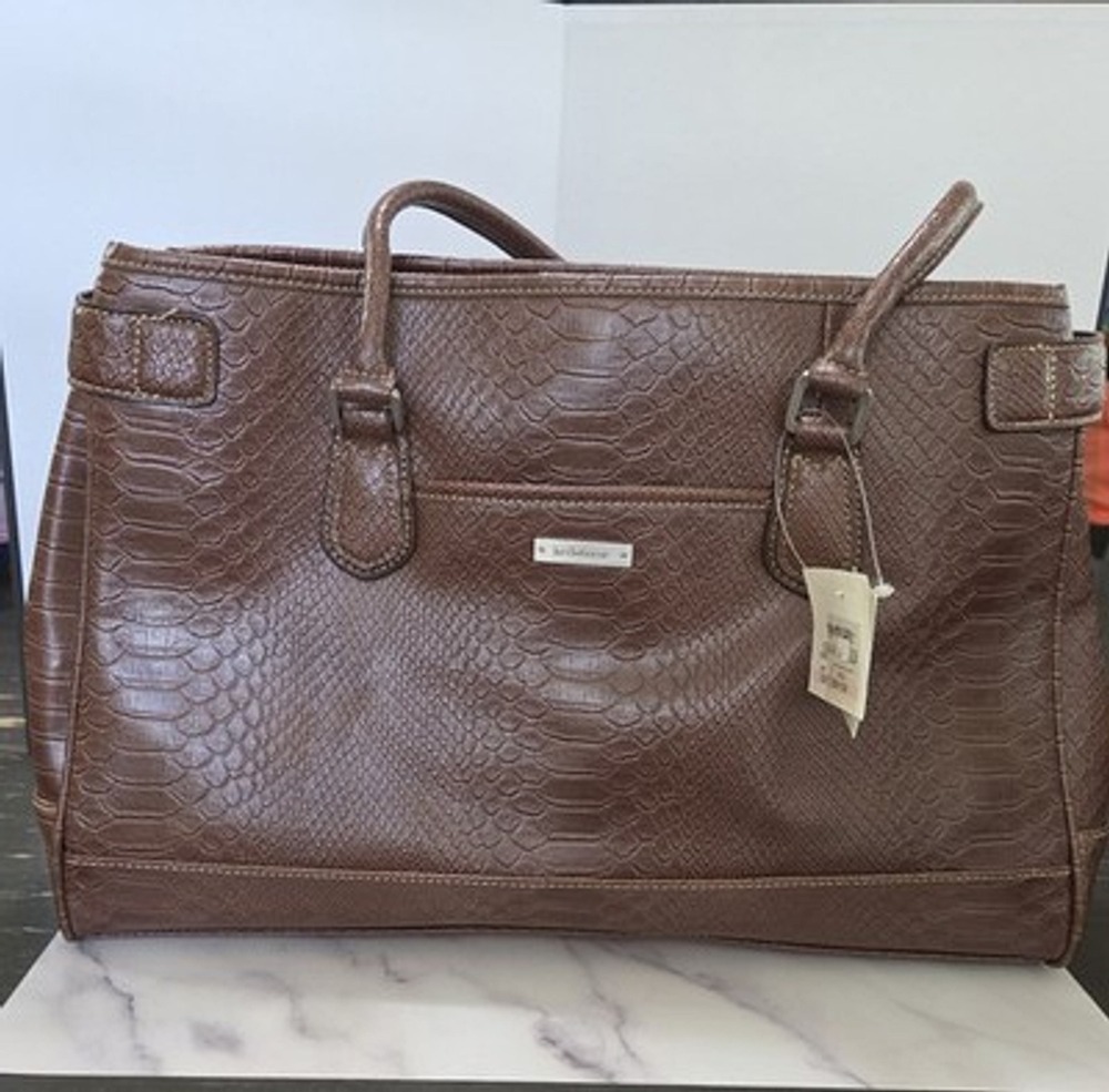 Liz Claiborne Brown Shoulder Bag With Coin Purse